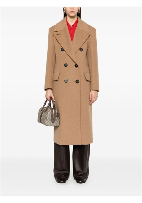 Cappotto doppiopetto in cachemire, cammello e lana certo in beige Maxmara atelier - donna MAXMARA ATELIER | 2421016015600002